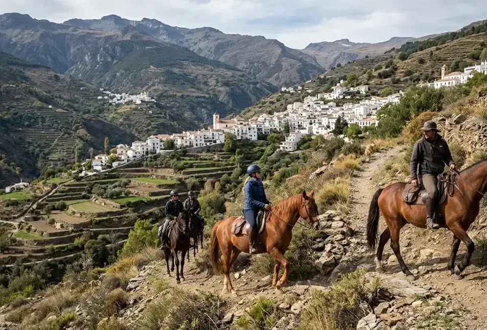 Guided Horseback Riding in the Alpujarras in Granada